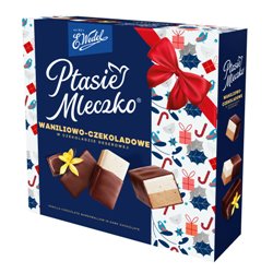 WEDEL PTASIE MLECZKO WANILIOWO CZEKOLADOWE BN 340g