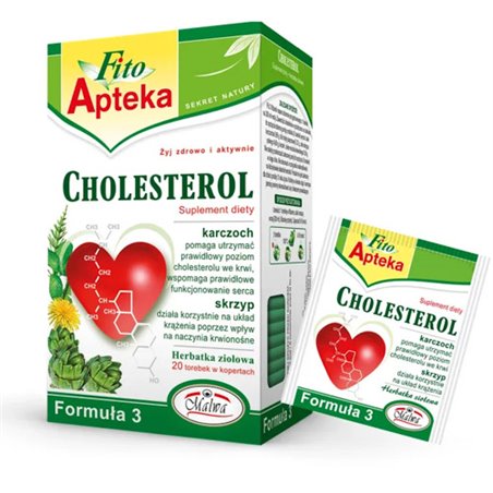 MALWA HERBATA FITO APTEKA NA CHOLESTROL 20x2g 40g