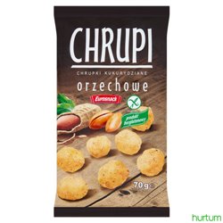 EUROSNACK CHRUPKI KUKURYDZIANE ORZECHOWE 70g