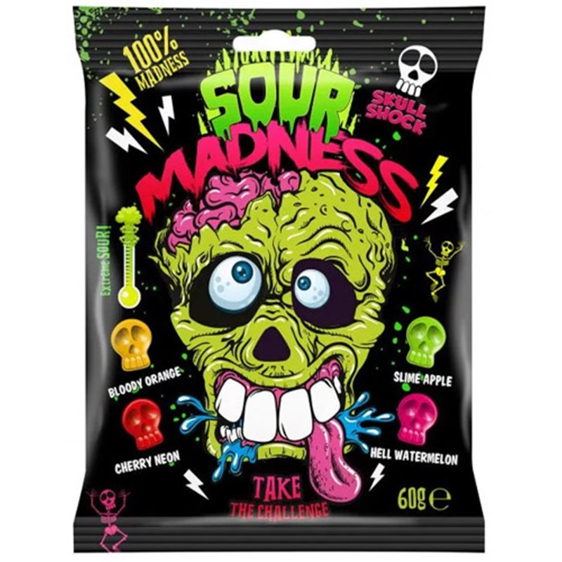 ARGO CUKIERKI SOUR MADNESS BLACK 60g