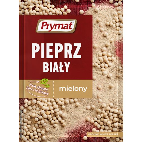 PRYMAT PIEPRZ BIAŁY MIELONY 15g