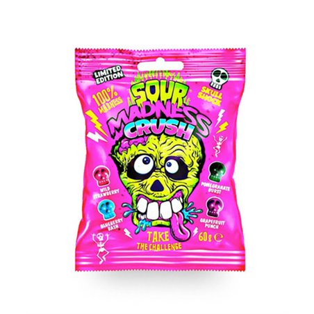 ARGO CUKIERKI SOUR MADNESS KWAŚNE CRUSH 60g
