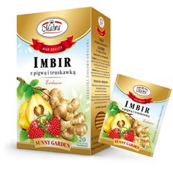 MALWA HERBATA IMBIR Z PIGWA TRUSKAWKA 20x2g 40g