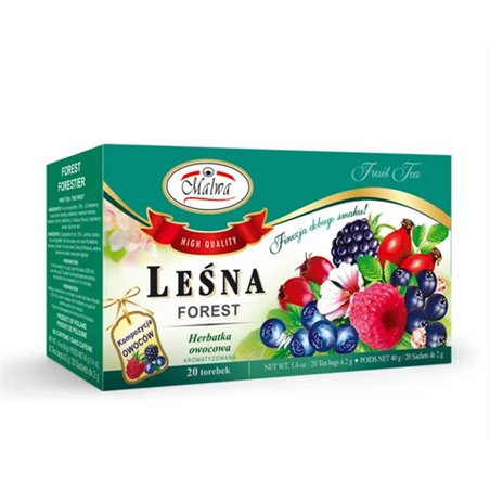 MALWA HERBATA OWOCOWA LEŚNA 20x2g 40g
