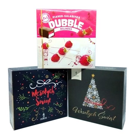 DOBOSZ CZEKOLADKI PIANKO DUBLE MALINA 400g