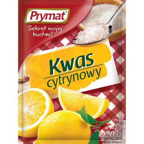 PRYMAT KWASEK CYTRYNOWY 20g