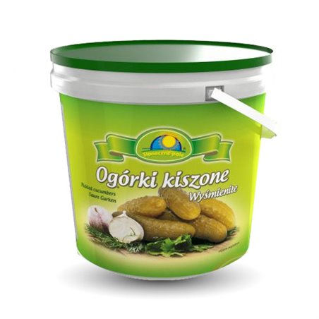 SŁONECZNE POLE OGÓRKI KISZONE WIADERKO 0,9kg