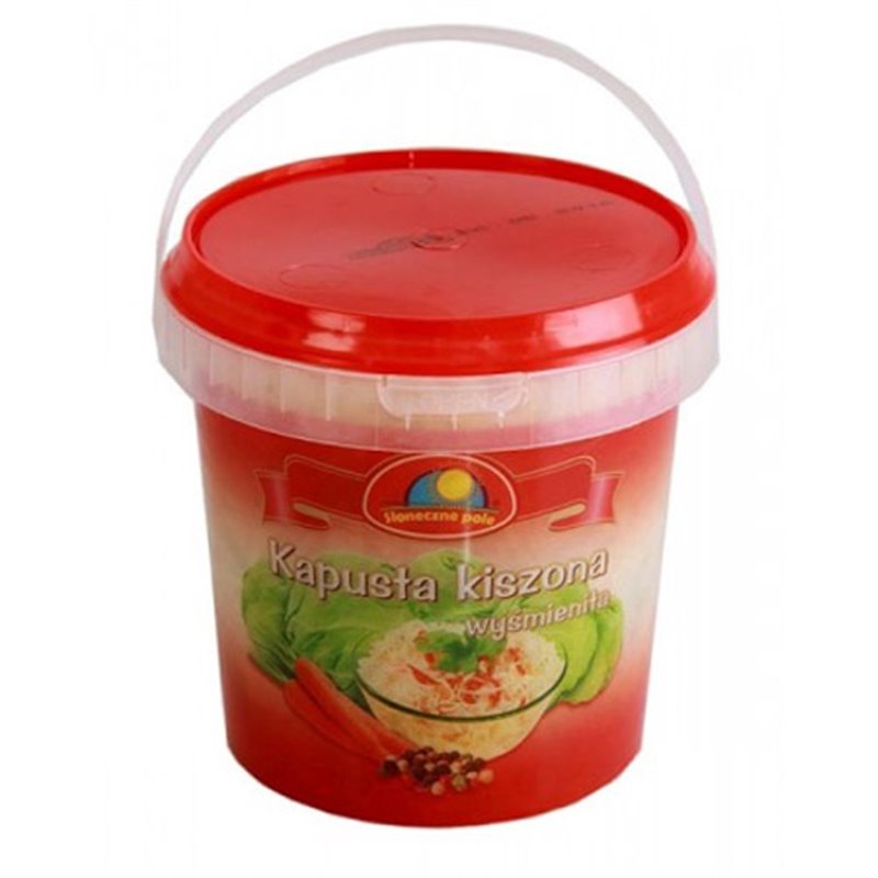 SŁONECZNE POLE KAPUSTA KWASZONA WIADERKO 1kg