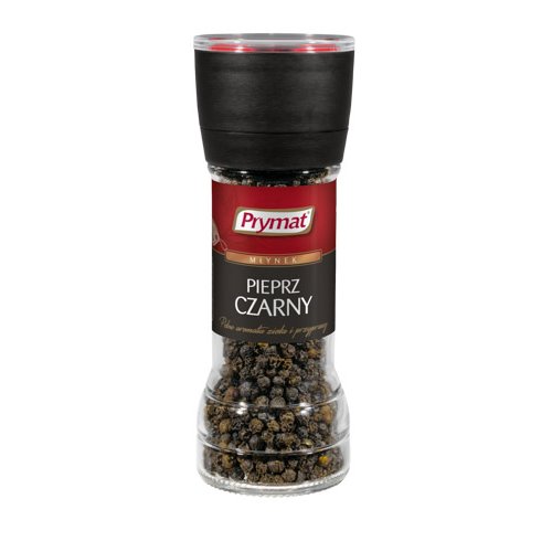 PRYMAT MŁYNEK PIEPRZ CZARNY ZIARNISTY 47g