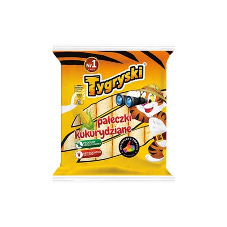 TBM CHRUPKI TYGRYSKI PAŁECZKI KUKURYDZIANE 50g