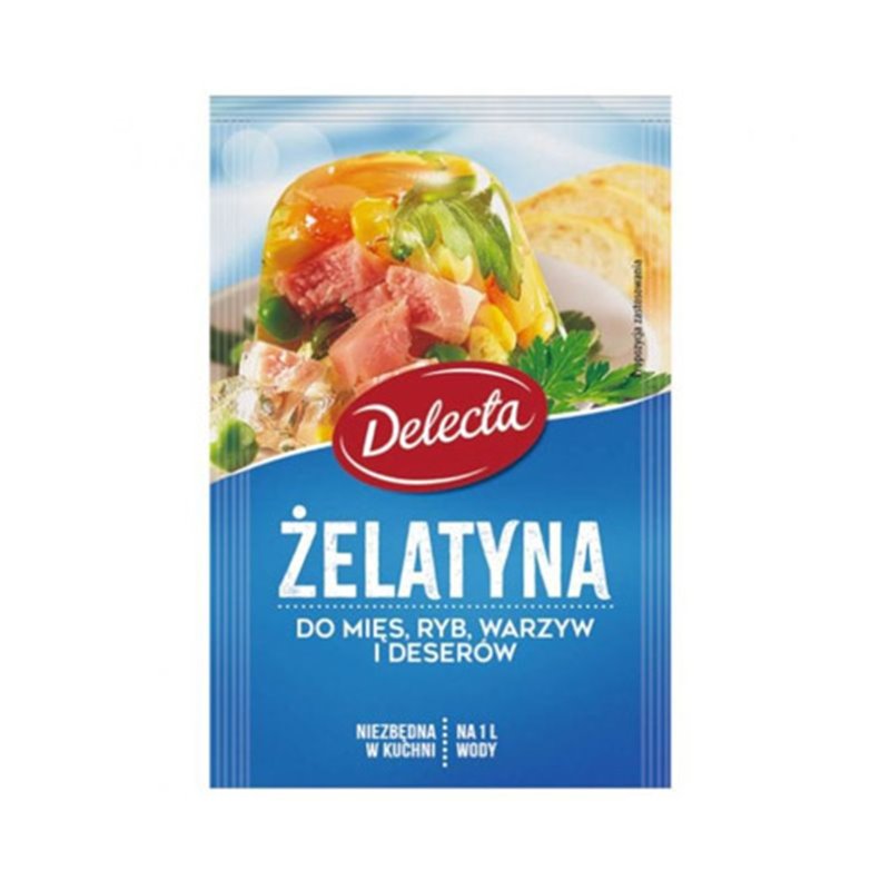 DELECTA ŻELATYNA SPOŻYWCZA 20g