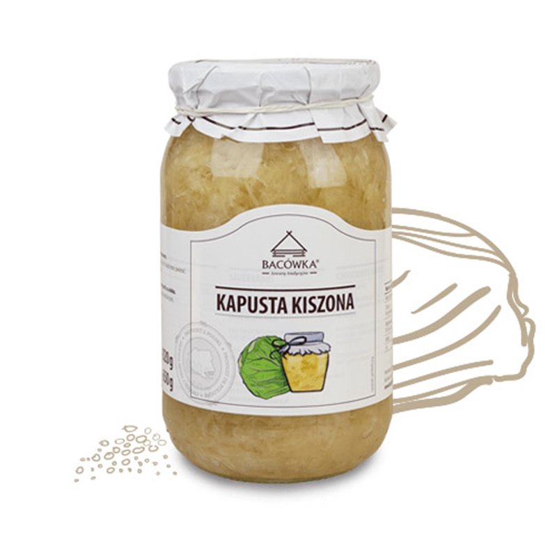BACÓWKA KAPUSTA KISZONA 830g