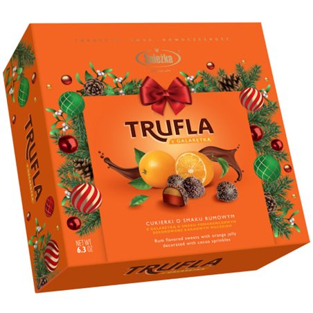 ŚNIEŻKA CZEKOLADKI TRUFLE Z GALARETKĄ 180g