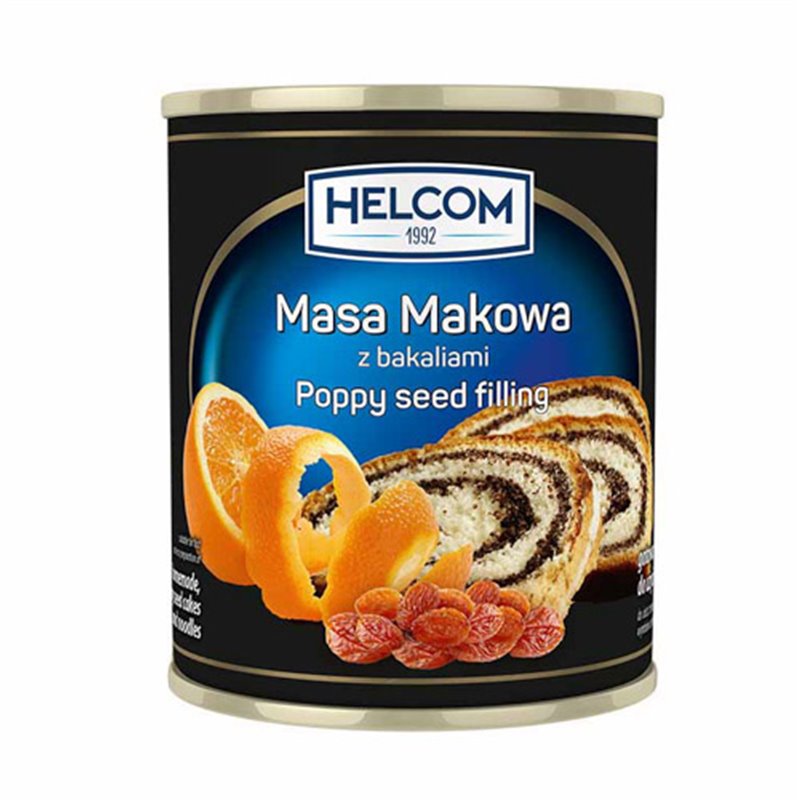 HELCOM MASA MAKOWA Z BAKALIAMI 850g