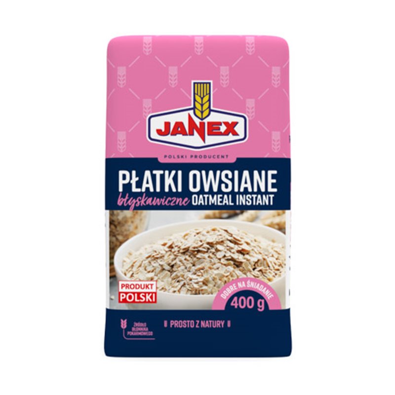 JANEX PŁATKI JĘCZMIENNE BŁYSKAWICZNE 400g