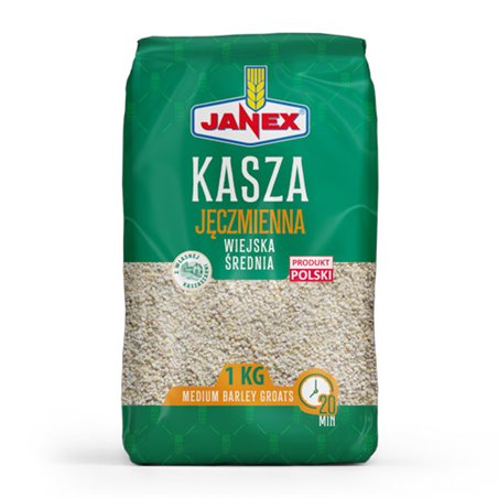 JANEX KASZA WIEJSKA JECZMIENNA ŚREDNIA 1Kg