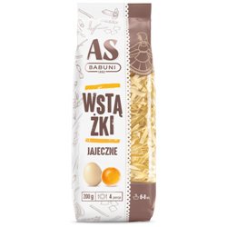 AS BABUNI MAKARON WSTĄŻKI JAJECZNE 200g