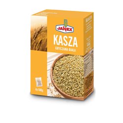 JANEX KASZA GRYCZANA BIAŁA 4x100g 400g