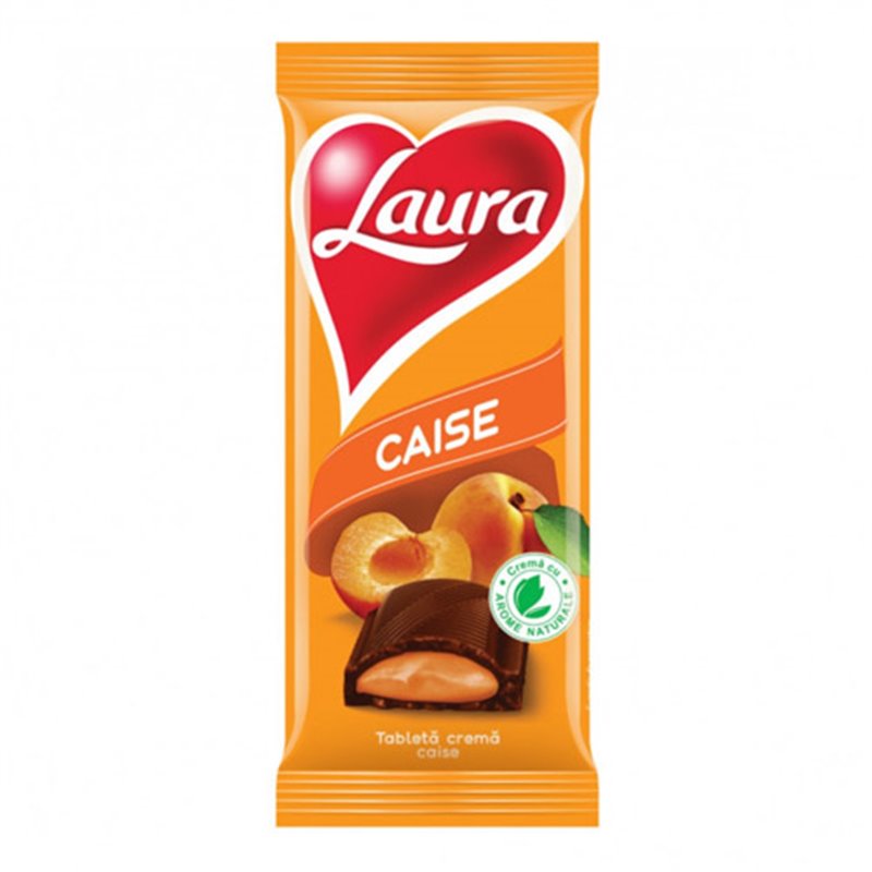 LAURA CZEKOLADA MLECZNA Z MORELAMI 92g