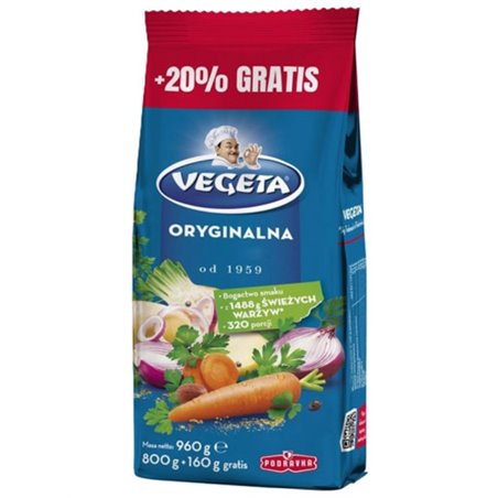 PODRAVKA PRZYPRAWA VEGETA 800g+20% 960g