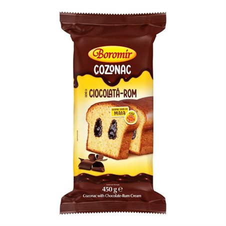 BOROMIR CIASTO BABKA COZONAC KAKAO Z RUMEM 450g