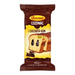 BOROMIR CIASTO BABKA COZONAC KAKAO Z RUMEM 450g