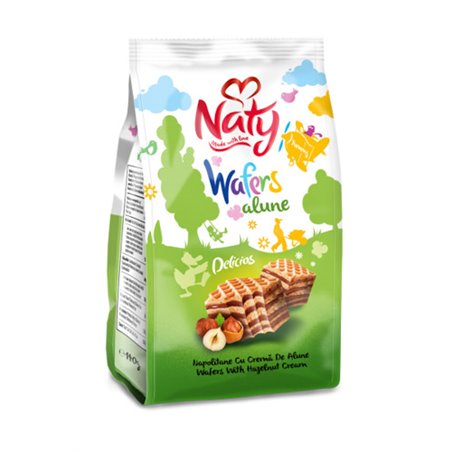 NATY WAFELKI ORZECHOWE 140g