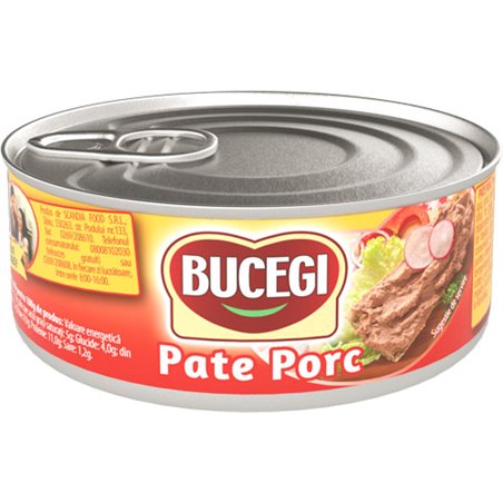 BUCEGI PASZTET WIEPRZOWY DE PORC 120G