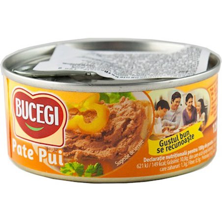 BUCEGI PASZTET DROBIOWY DE PUI 120G
