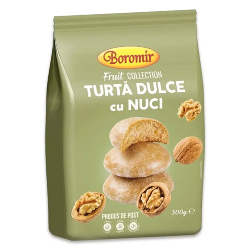 BOROMIR PIERNIKI TURTA DULCE Z ORZECHAMI WŁOSKIMI 300g