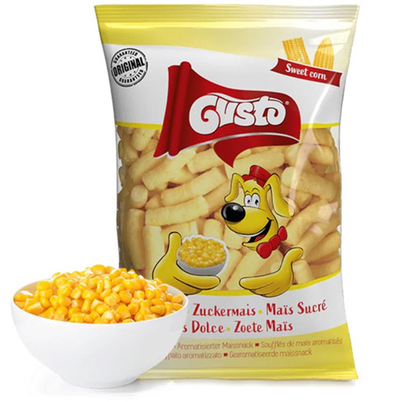 GUSTO CHRUPKI KUKURYDZIANE SŁODKIE 80g