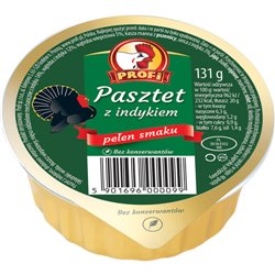 PROFI PASZTET Z DROBIEM I INDYKIEM 131g