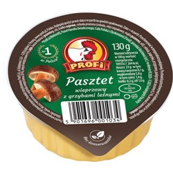 PROFI PASZTET WIEJSKI Z GRZYBAMI 130g