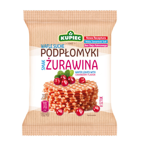 KUPIEC WAFLE POPŁUMYKI SMKA ŻURAWINY 70g