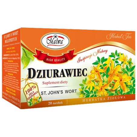 MALWA HERBATA ZIOŁOWA DZIURAWIEC 20x1,5g 30g