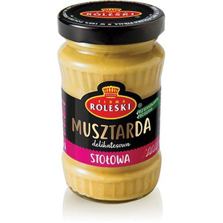 ROLESKI MUSZTARDA STOŁOWA 175g