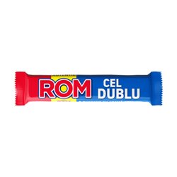 ROM BATONIK PODWUJNIE CZEKOLADOWY 50g