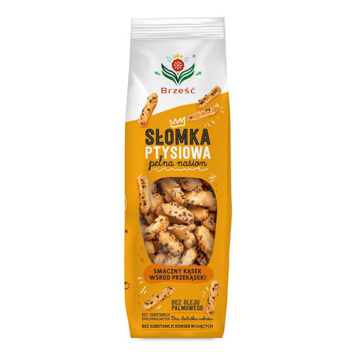 BRZEŚĆ SŁOMKA PTYSIOWA PEŁNA NASION 160g