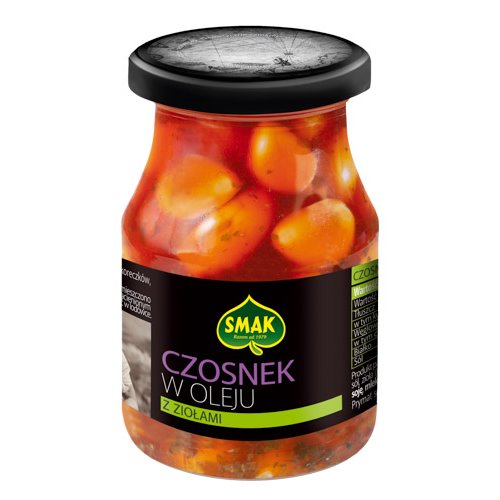 SMAK CZOSNEK W OLEJU ZIOŁOWYM 190g