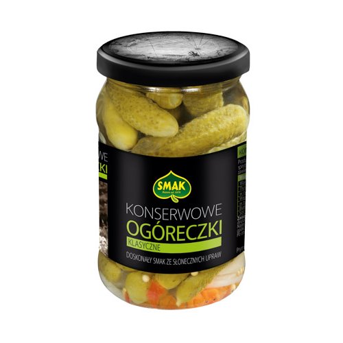 SMAK OGÓRECZKI KONSERWOWE KLASYCZNE 300g/150g