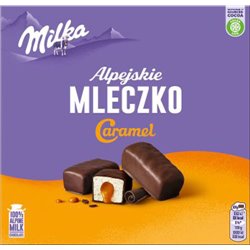 MILKA CZEKOLADKI ALPEJSKIE MLECZKO KARMEL 350g