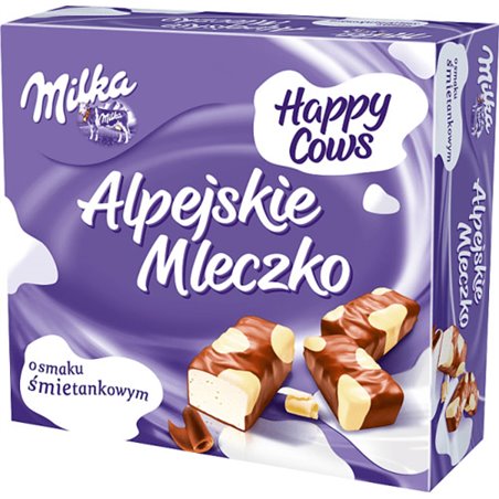MILKA CZEKOLADKI ALPEJSKIE MLECZKO HAPPY COW DUO 350g