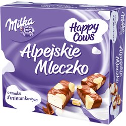 MILKA CZEKOLADKI ALPEJSKIE MLECZKO HAPPY COW DUO 350g