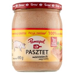 PAMAPOL PASZTET MAZOWIECKI WIEPRZOWY 490g