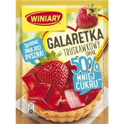 WINIARY GALARETKA TRUSKAWKA 50% MNIEJ CUKRU 39g