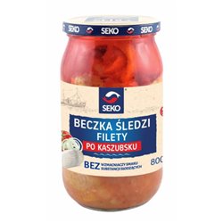 SEKO RYBA FILETY ŚLEDZIOWE KORECZKI PO KASZUBSKU 800g