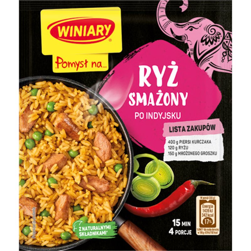 WINIARY POMYSL NA SMAŻONY RYŻ PO INDYJSKU 31g