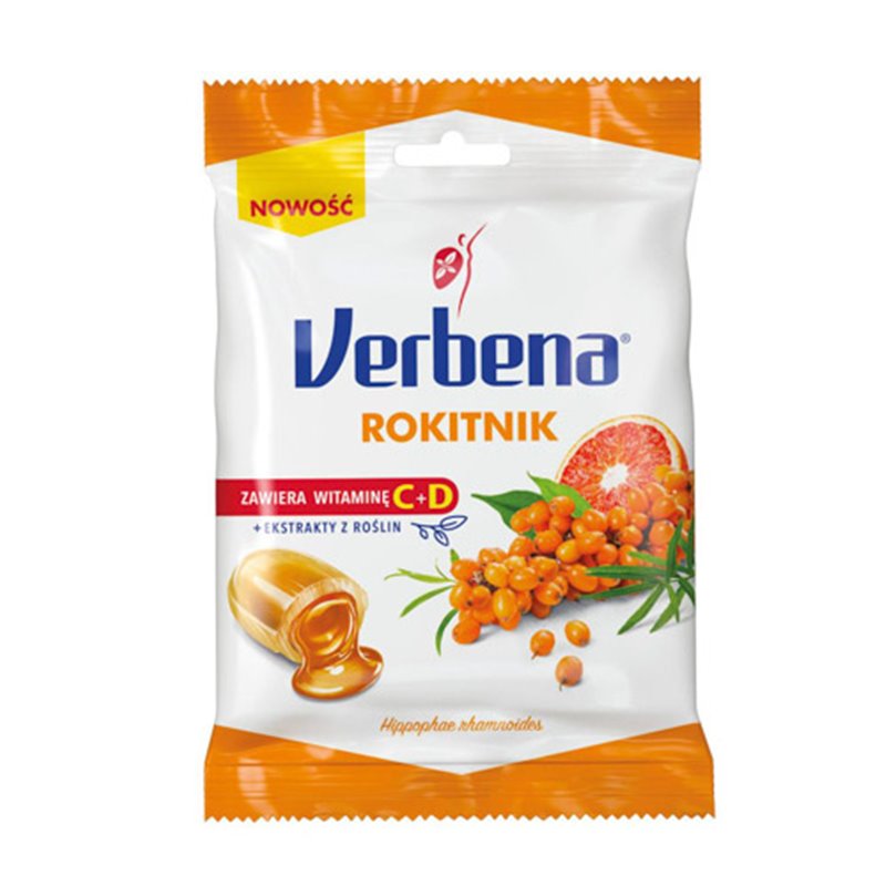 VERBENA CUKIERKI ZIOŁOWE ROKITNIK 60g