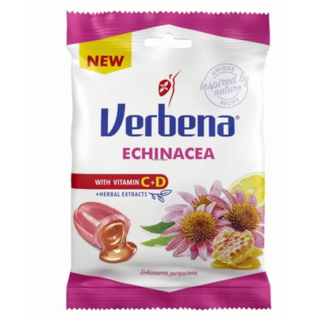VERBENA CUKIERKI ZIOŁOWE ECHINACEA 60g