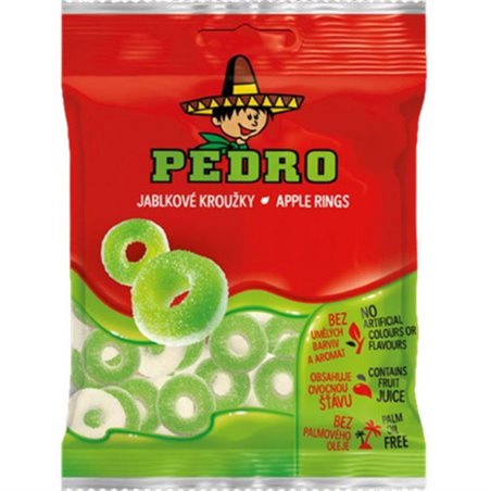 PEDRO ŻELKI JABŁKO KRĄŻKI 80g